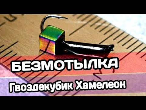 Видео: БЕЗМОТЫЛКА ГВОЗДЕКУБИК ХАМЕЛЕОН. МОРМЫШКА НА ПЛОТВУ И КРУПНОГО ОКУНЯ. ЛОВЛЯ ОКУНЯ НА ГВОЗДЕКУБИК