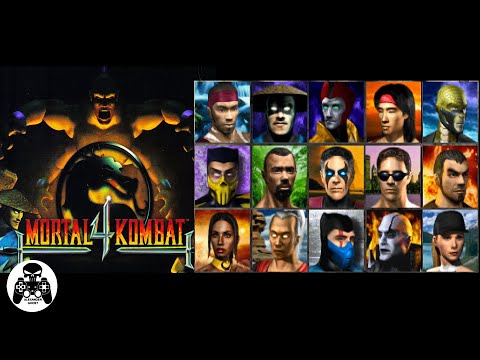 Видео: Mortal Kombat 4 Sony Playstation 1 прохождение за Скорпиона (All Finishing, Endings) 60fps
