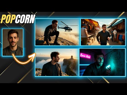 Видео: Как превратить ОДНУ фотографию в полноценный фильм с помощью Higgsfield Popcorn