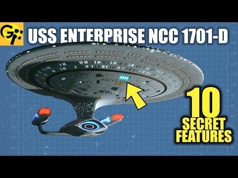 Видео: 10 СЕКРЕТНЫХ особенностей USS Enterprise NCC 1701-D