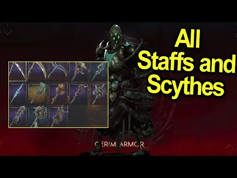 Видео: Все двуручные посохи и косы | Наборы приёмов и руны | Нет покоя нечестивым