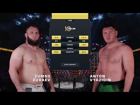 Видео: Зумсо Зураев vs. Антон Вязигин | Zumso Zuraev vs. Anton Vyazigin | ACA 195