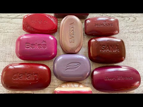 Видео: ASMR soap cutting Painted soap Резка крашенного мыла АСМР 💗