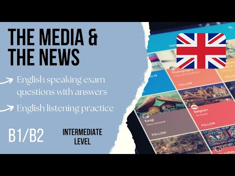 Видео: СМИ и новости — практика аудирования английского языка среднего уровня. Вопросы к экзамену по уст...