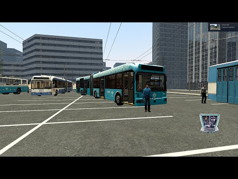 Видео: катаемся по катре gm_goldencity по 3 маршруту !!! trolleybus fs