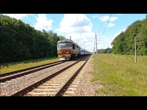 Видео: ТЭП70-0377 с п. №302 Минск - Адлер