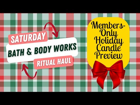 Видео: 🛍 Субботний ритуал от Bath & Body Works | 📦 Распаковываем 8 праздничных свечей раннего доступа дл...