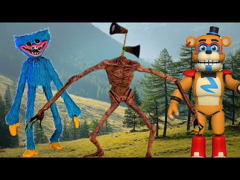 Видео: Сиреноголовый сборник Хаги Ваги FNAF Freddy