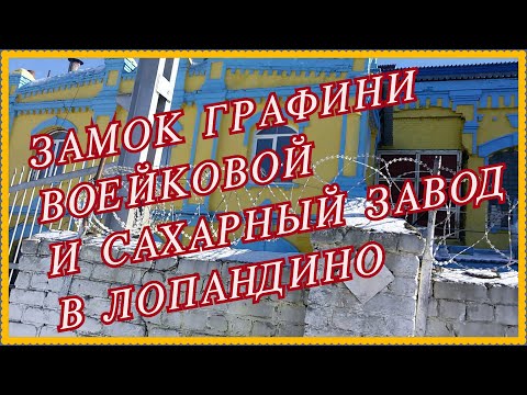 Видео: Замок графини Воейковой в Лопандино  и сахарный завод