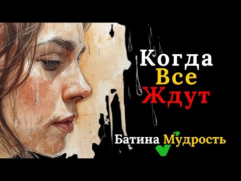 Видео: Горькая Правда Жизни Когда Все Ждут. Мудрые Слова!
