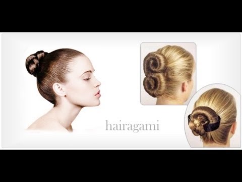 Видео: Заколка для волос Хеагами (Hairagami)