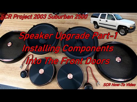 Видео: Проект SCR 2003. Модернизация акустической системы Suburban. Часть 1. Установка компонентных дина...