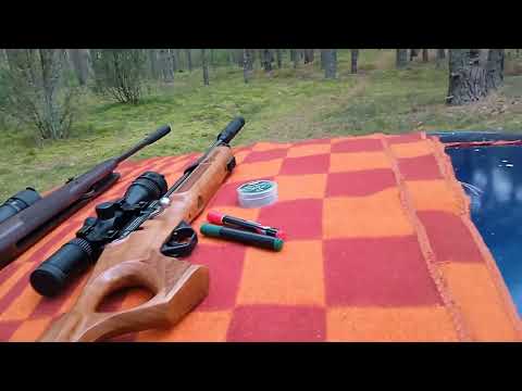 Видео: Hatsan Flash 6.35 VS Hatsan 125 6.35. Часть1. Доски и ДСП.