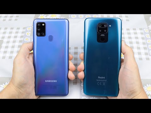 Видео: XIAOMI REDMI NOTE 9 vs SAMSUNG GALAXY A21S (оба с NFC): полное сравнение смартфонов