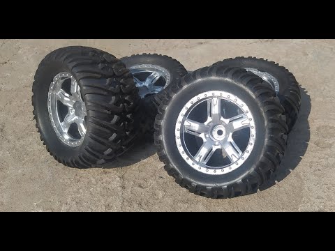Видео: Проклейка новых колес для Remo Hobby M Max