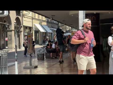 Видео: Центр Падуа, Италия. Палаццо делла Раджоне, Падуанский университет, Базилик святого Антониа. 