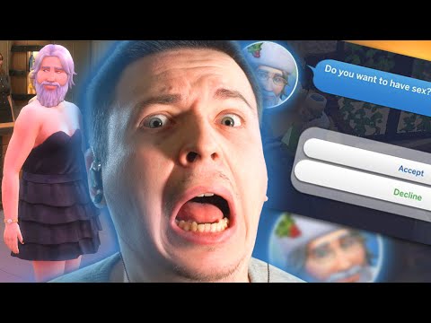 Видео: Тайная жизнь Деда Мороза извращенца в Симс 4