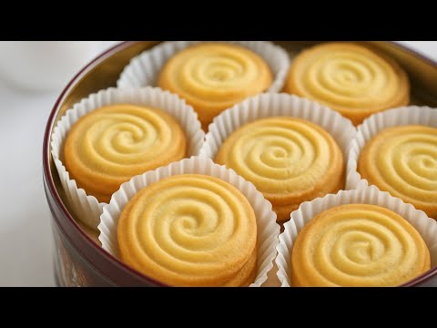 Видео: 🍪 Датское масляное печенье из 4 ингредиентов — тает во рту!
