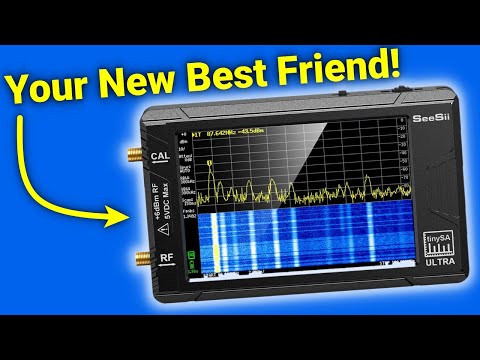 Видео: Обзор и демонстрация SeeSii Tiny SA Ultra...удобный инструмент для ремонта любительского радио и ...