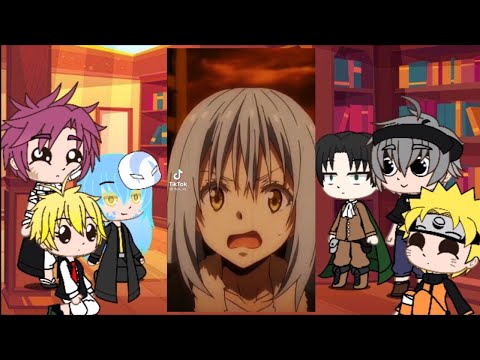 Видео: реакция 6 аниме на ТТ#1||gacha life||