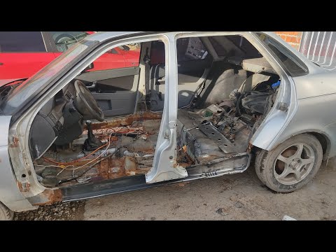 Видео: подробная переварка днища ваз 2110/ приора / ремонт днища ваз