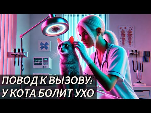 Видео: Повод к вызову: у кота болит ухо