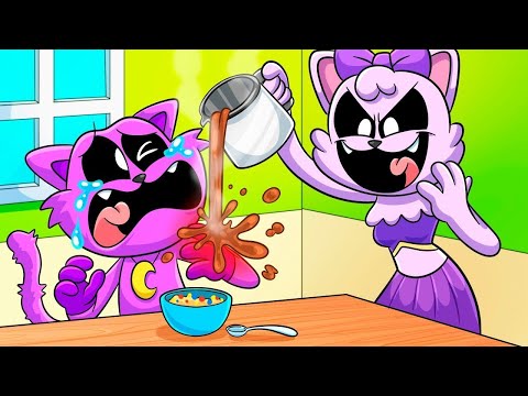 Видео: КОТ ДРЕМОТ - СЕМЕЙНЫЕ РАЗБОРКИ! | Poppy Playtime 3 - Анимации на русском