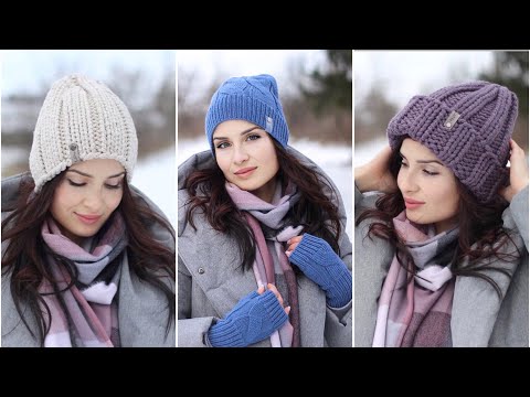 Видео: Большая примерка всех шапок из наличия. Много мастер-классов по шапкам.