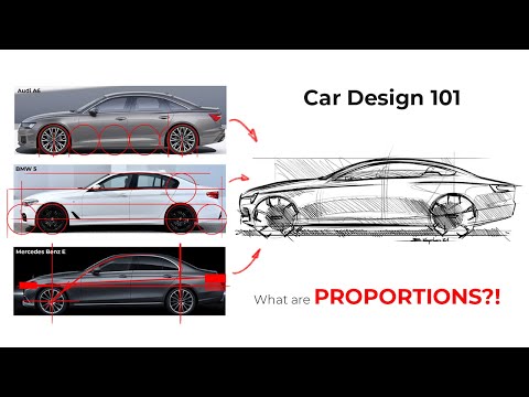 Видео: АВТОМОБИЛЬНЫЙ ДИЗАЙН 101 - что такое ПРОПОРЦИИ?! - Седан #автомобильныйдизайн #автомобильныйдизай...