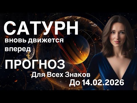 Видео: САТУРН ВНОВЬ ДВИЖЕТСЯ ВПЕРЕД🪐ПРОГНОЗ ДЛЯ ВСЕХ ЗНАКОВ ЗОДИАКА ОТ ТАТЬЯНЫ ИВАНОВСКОЙ