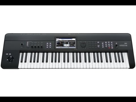 Видео: - Korg KROME :  работа с синтезатором -