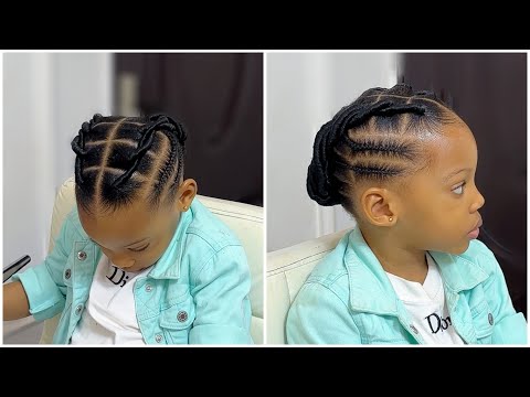 Видео: Как сделать: стильное африканское плетение 🔥 #queenofthreadingstyle