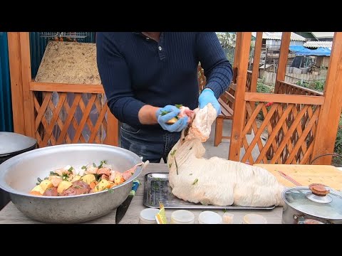 Видео: КАРЫН БУРМЕ. ФАРШИРОВАННЫЙ ЖЕЛУДОК. КАЗАХСКАЯ КУХНЯ