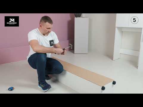 Видео: Шкаф пенал напольный с дверками универсальный ПН-5