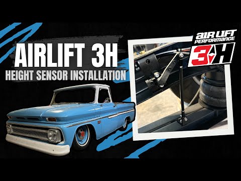 Видео: AIRLIFT 3H | Установка датчика высоты на Chevrolet C10 1966 года
