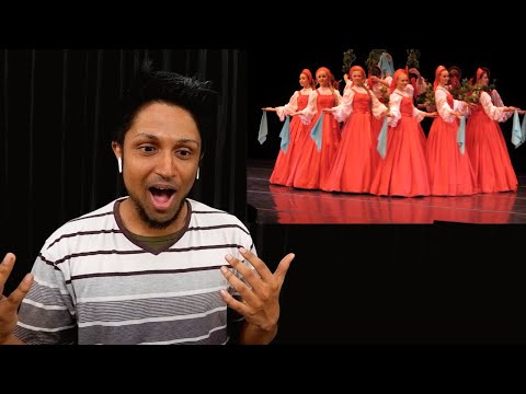 Видео: БЕРЁЗКА- BERIOZKA- ENSEMBLE FOLKLORIQUE RUSSE REACTION