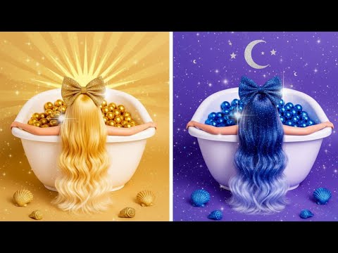 Видео: ✨ Преображение в Одном Цвете! ☀️ Дневной Стиль VS 🌙 Ночной Стиль 🔥