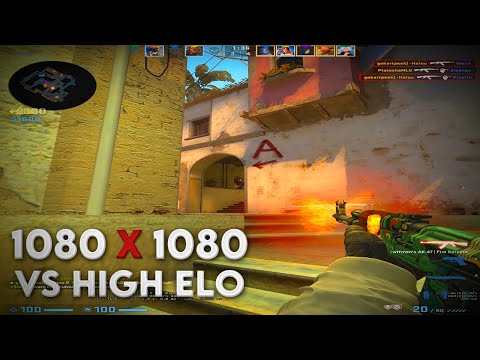 Видео: 1080x1080 против 3к+ игроков ELO