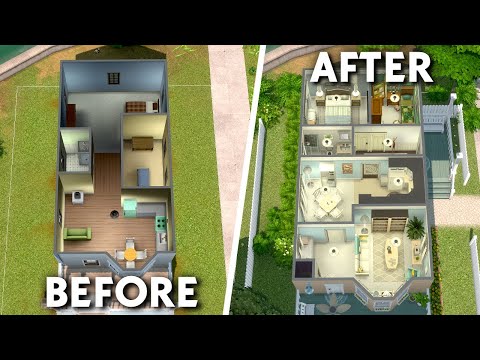 Видео: Преображение уродливого стартового дома EA в The Sims 4