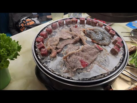 Видео: Шанхай. День 7й.ч2. Корейский ресторан. Самгёпсаль. 