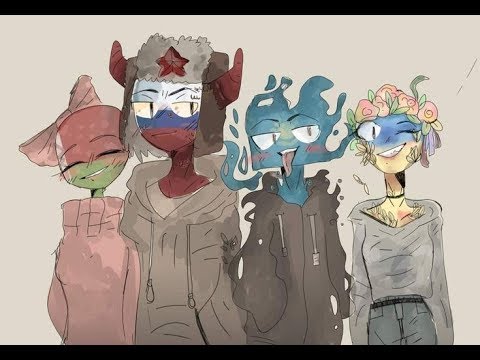 Видео: Топ 6 смешных видео по /countryhumans/