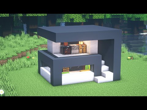 Видео: Майнкрафт | Как построить небольшой современный дом #26 - Учебник по дому в Майнкрафт