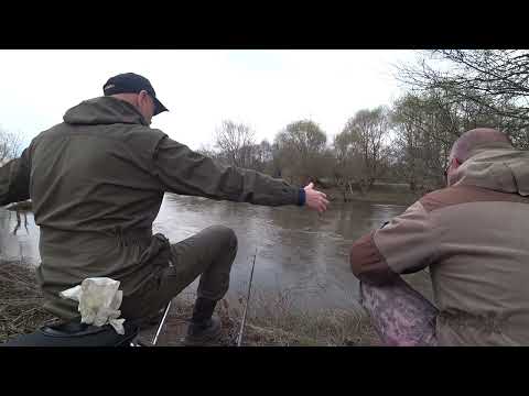 Видео: ЛОВЛЯ НА ТЕЧЕНИИ, С БОКОВЫМ КИВКОМ