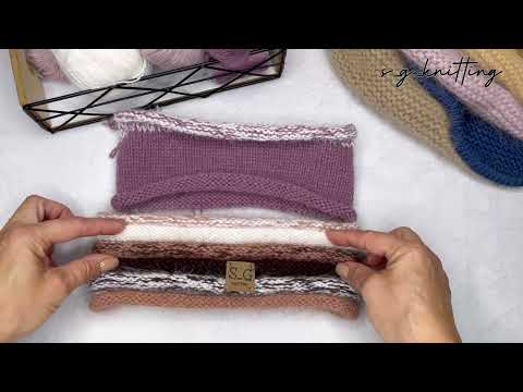 Видео: Вяжем повязку на голову из пуха норки