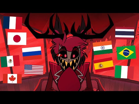 Видео: А́ластор - Let's begin (Stayed Gone) на РАЗНЫХ ЯЗЫКАХ (Отель Хазбин) [с русской версией]