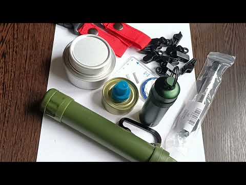 Видео: Посылка с Али экспресс - гаджеты для похода.