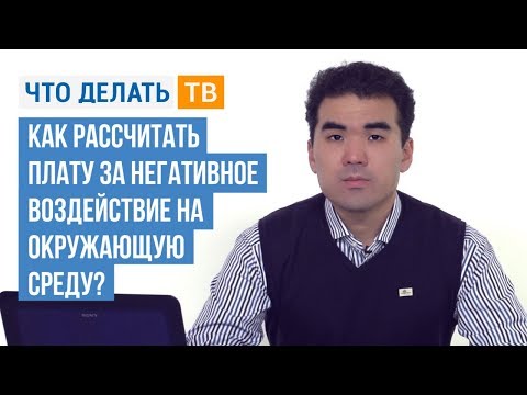 Видео: Как рассчитать плату за негативное воздействие на окружающую среду?