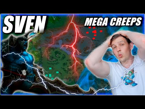 Видео: Sven | Мега крипы VS Мега крипы 80 минут игры