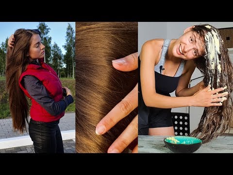 Видео: Волосы пахнут родиной 🐄 Маска со сливочным маслом для очень сухих волос 🌴 POLI NA PALME