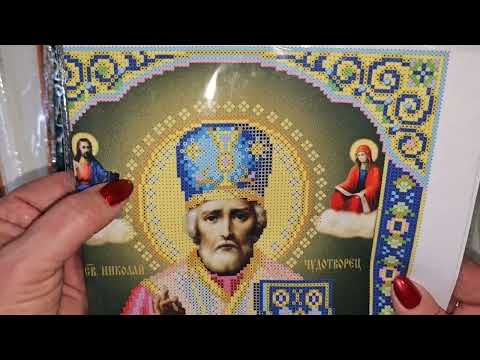 Видео: Вышивка бисером. готовые работы и наборы.